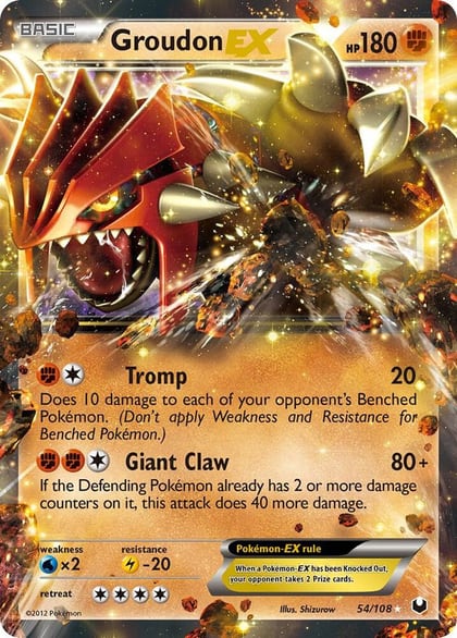 Groudon EX, Dark Explorers 54/108