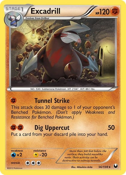 Excadrill (56), Dark Explorers 56/108
