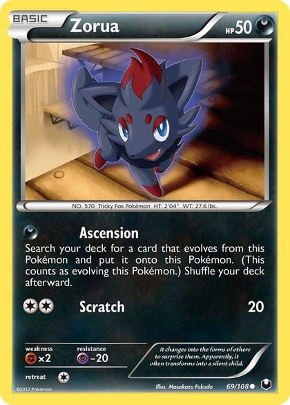 Zorua (69), Dark Explorers 69/108