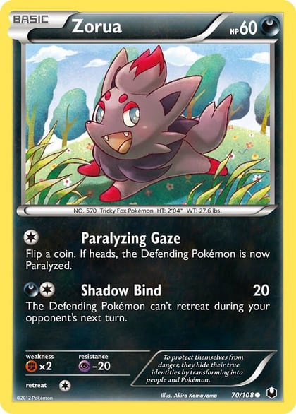 Zorua (70), Dark Explorers 70/108
