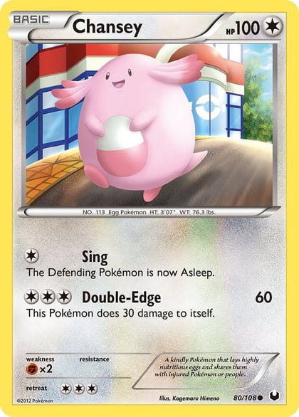 Chansey (80), Dark Explorers 80/108