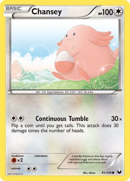 Chansey (81), Dark Explorers 81/108
