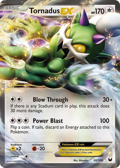 Tornadus EX, Dark Explorers 90/108