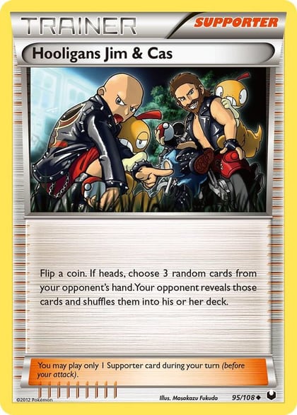 Hooligans Jim & Cas, Dark Explorers 95/108