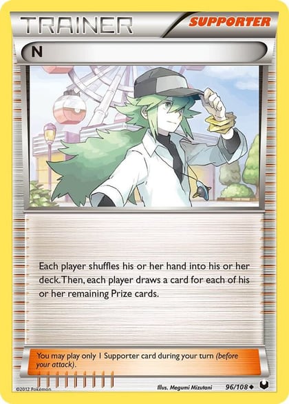 N (Supporter), Dark Explorers 96/108
