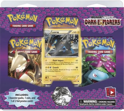 Dark Explorers 3 Pack Blister [Luxray], Dark Explorers P477179