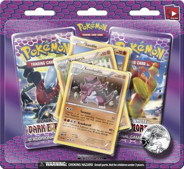 Dark Explorers 3 Pack Blister [Krookodile], Dark Explorers P477180