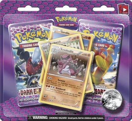 Dark Explorers 3 Pack Blister [Krookodile], Dark Explorers P477180
