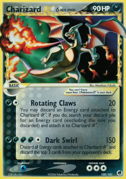 Charizard Star (Delta Species), Dragon Frontiers 100/101