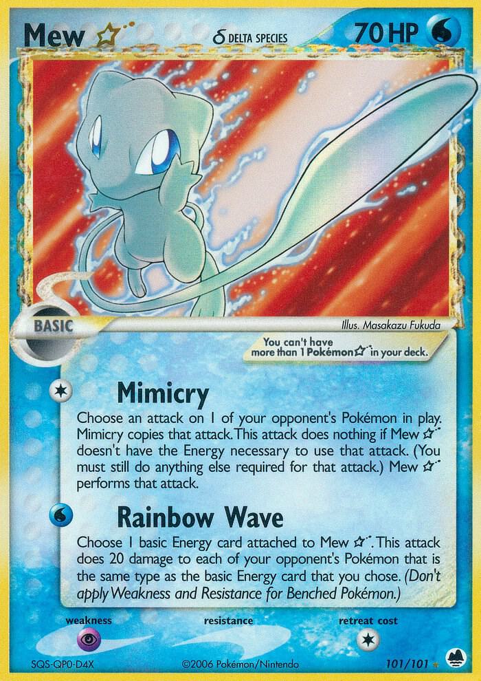 Mew Star (Delta Species), Dragon Frontiers 101/101