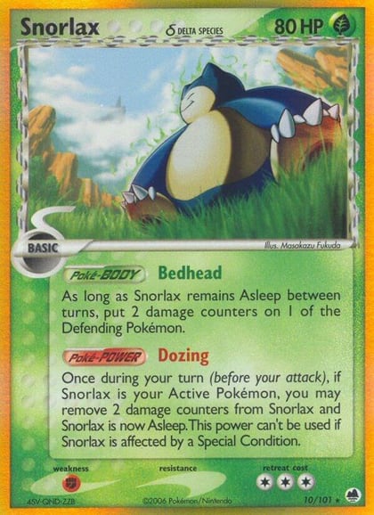Snorlax (Delta Species), Dragon Frontiers 10/101