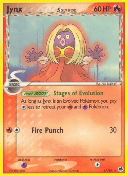 Jynx (Delta Species), Dragon Frontiers 17/101
