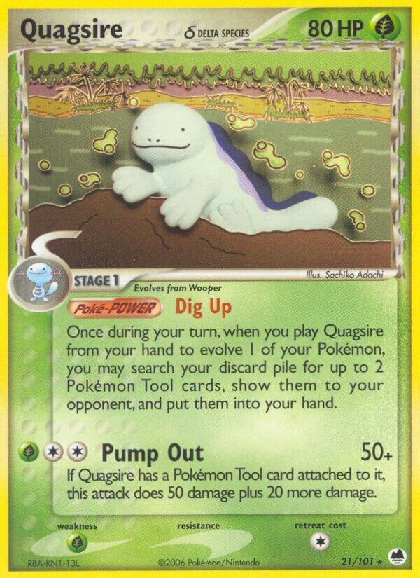 Quagsire (Delta Species), Dragon Frontiers 21/101