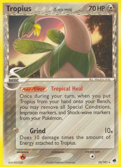 Tropius (Delta Species), Dragon Frontiers 23/101