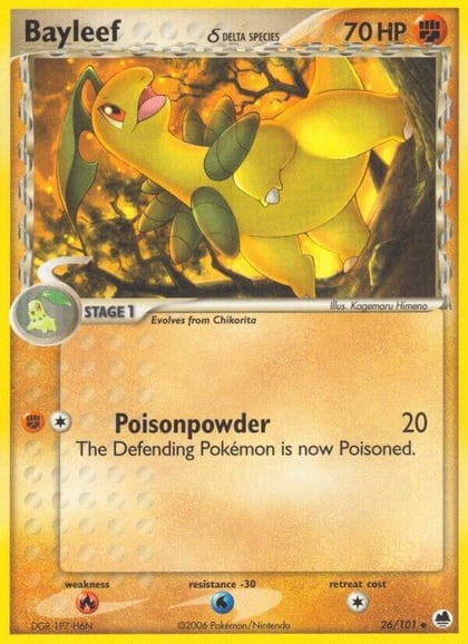 Bayleef (Delta Species), Dragon Frontiers 26/101