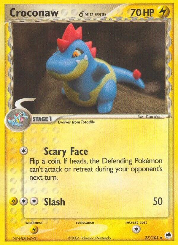 Croconaw (Delta Species), Dragon Frontiers 27/101