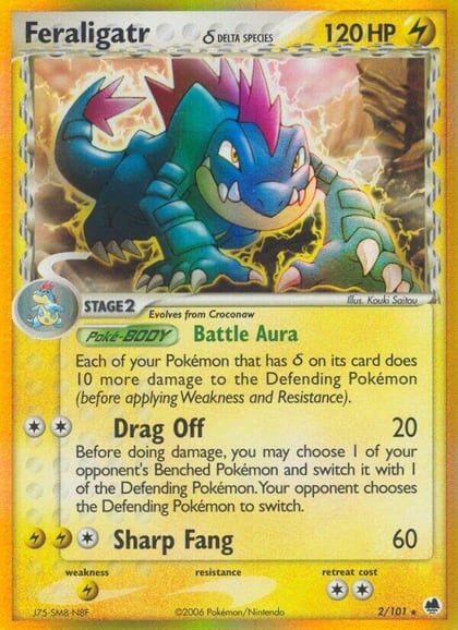 Feraligatr (Delta Species), Dragon Frontiers 2/101