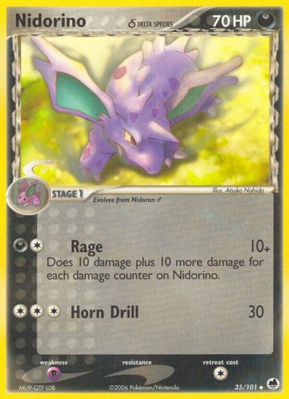 Nidorino (Delta Species), Dragon Frontiers 35/101