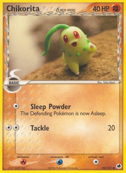 Chikorita (Delta Species), Dragon Frontiers 44/101
