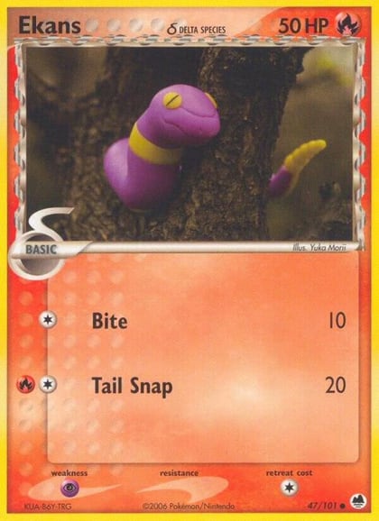 Ekans (Delta Species), Dragon Frontiers 47/101