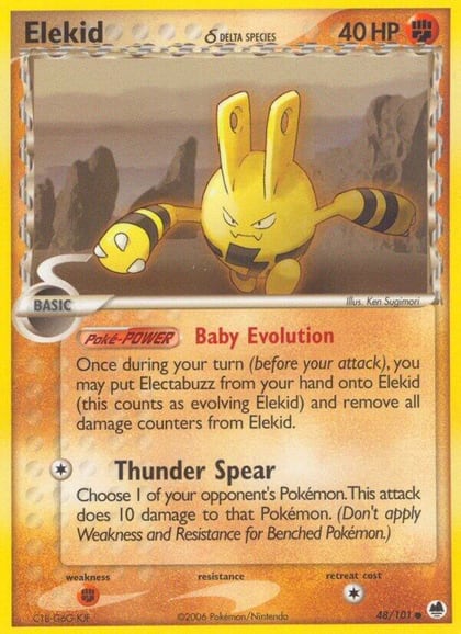 Elekid (Delta Species), Dragon Frontiers 48/101