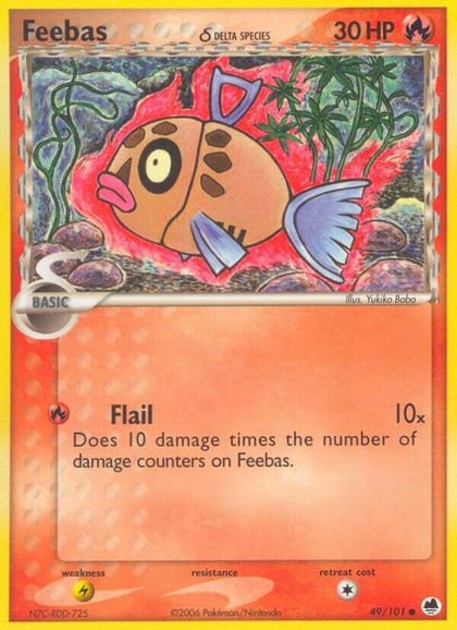 Feebas (Delta Species), Dragon Frontiers 49/101