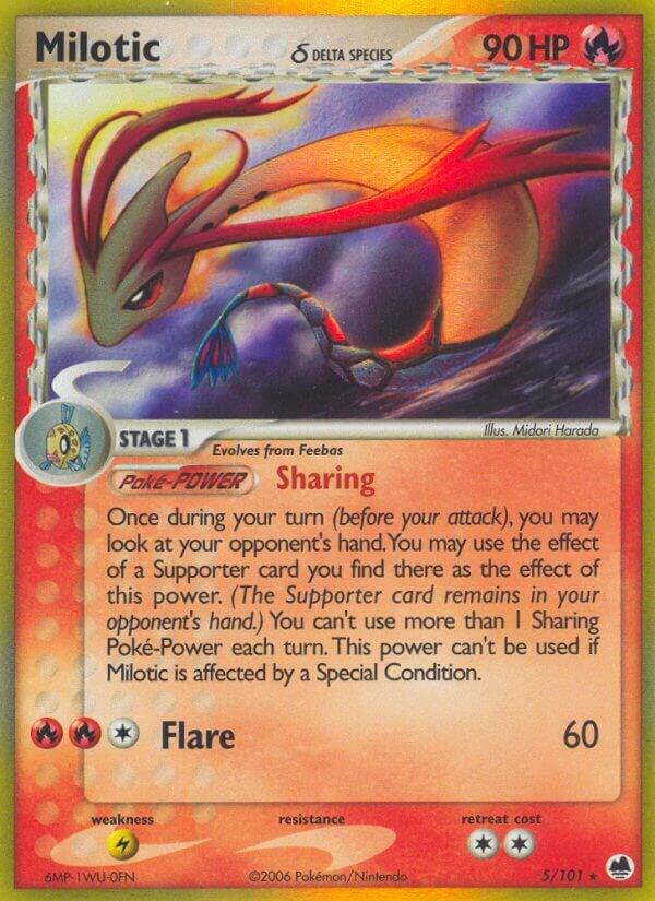 Milotic (Delta Species), Dragon Frontiers 5/101