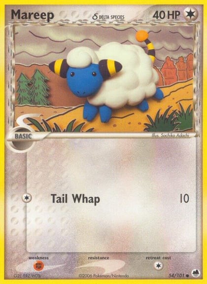Mareep (Delta Species), Dragon Frontiers 54/101