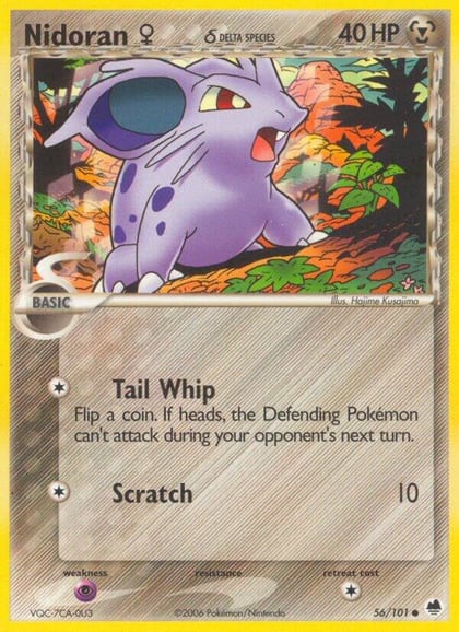 Nidoran F (Delta Species), Dragon Frontiers 56/101