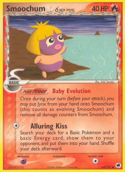 Smoochum (Delta Species), Dragon Frontiers 64/101