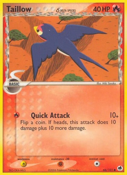 Taillow (Delta Species), Dragon Frontiers 66/101