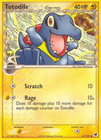 Totodile (Delta Species), Dragon Frontiers 67/101