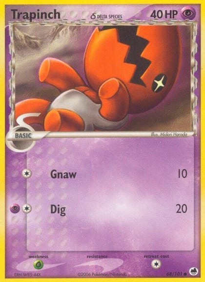Trapinch - 068/101 (Delta Species), Dragon Frontiers 68/101