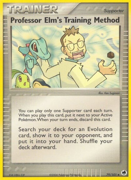 Professor Elm's Training Method, Dragon Frontiers 79/101