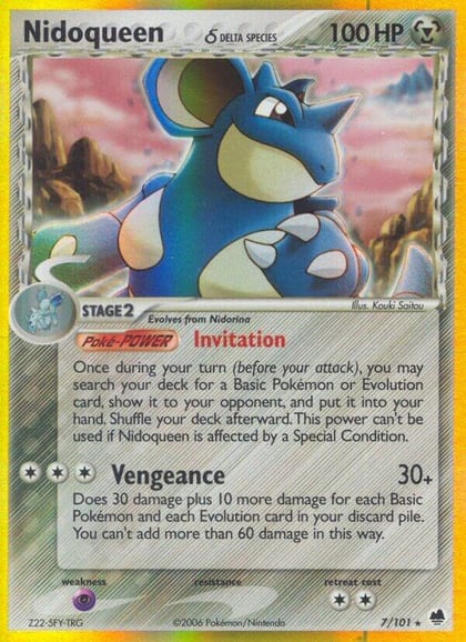 Nidoqueen (Delta Species), Dragon Frontiers 7/101
