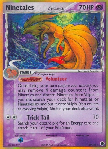 Ninetales (Delta Species), Dragon Frontiers 8/101