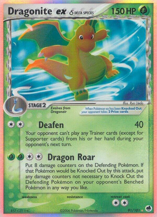 Dragonite ex (Delta Species), Dragon Frontiers 91/101