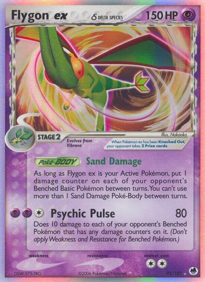 Flygon ex (Delta Species), Dragon Frontiers 92/101
