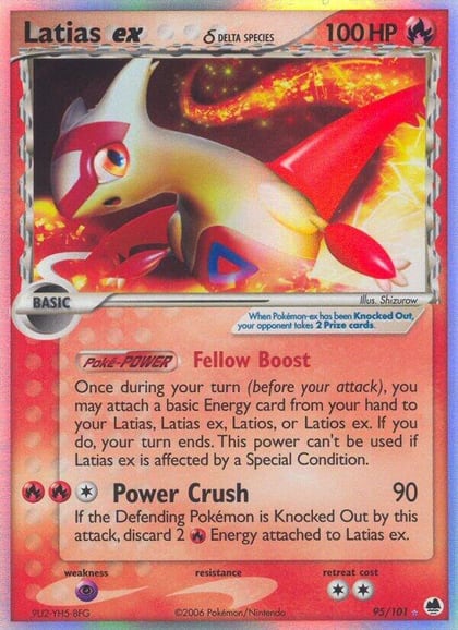 Latias ex (Delta Species), Dragon Frontiers 95/101