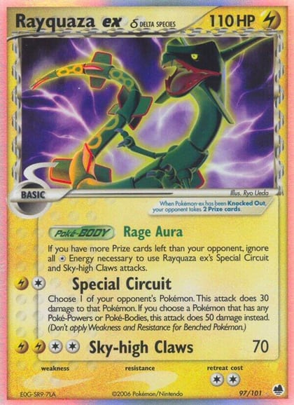 Rayquaza ex (Delta Species), Dragon Frontiers 97/101