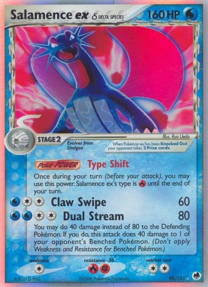 Salamence ex (Delta Species), Dragon Frontiers 98/101