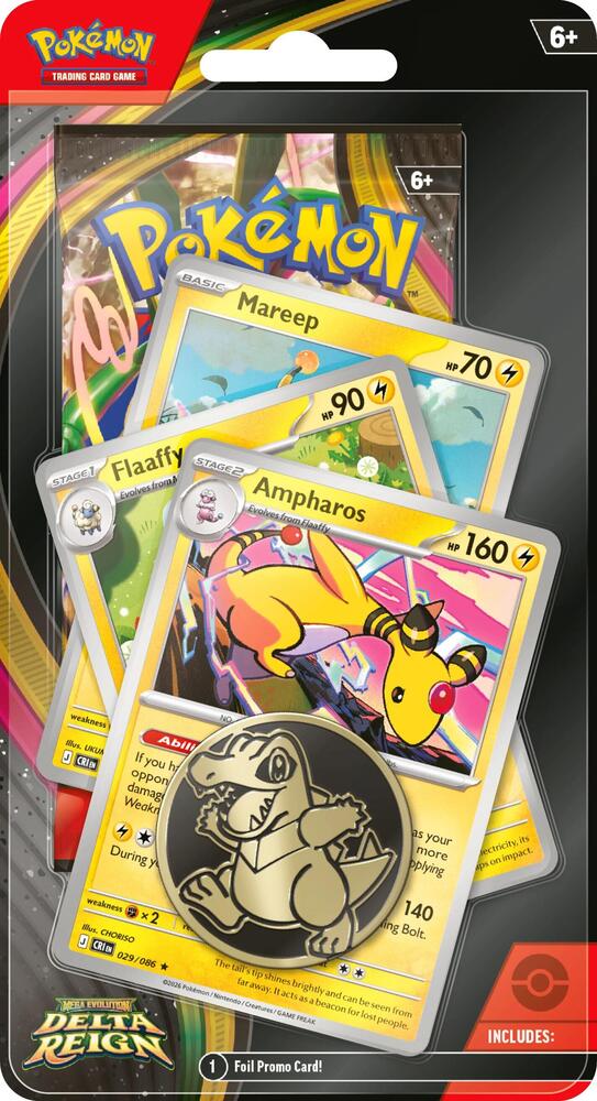 Delta Reign Premium Checklane Blister [Ampharos Line], ME06: Delta Reign P712106