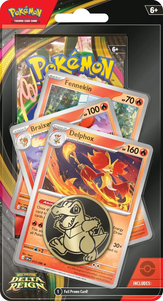 Delta Reign Premium Checklane Blister [Delphox Line], ME06: Delta Reign P712107