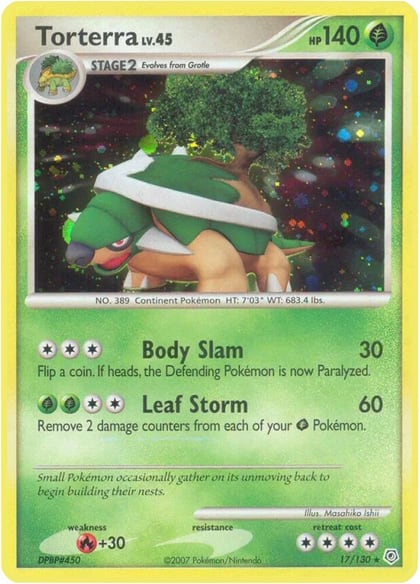 Torterra, Diamond and Pearl 17/130
