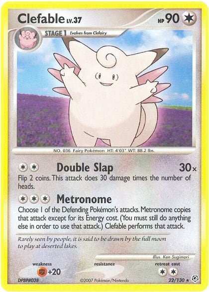 Clefable, Diamond and Pearl 22/130