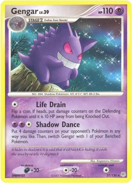Gengar, Diamond and Pearl 27/130