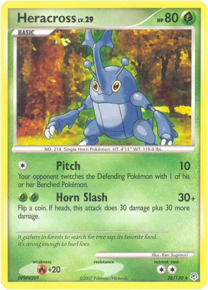 Heracross, Diamond and Pearl 28/130