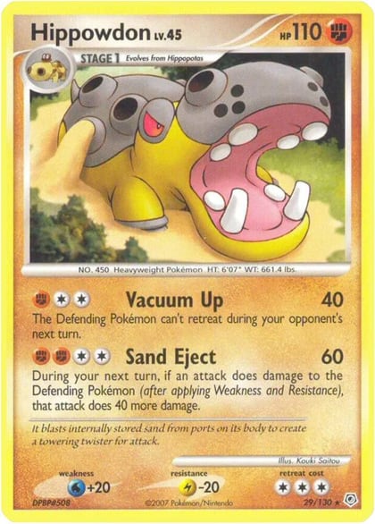 Hippowdon, Diamond and Pearl 29/130