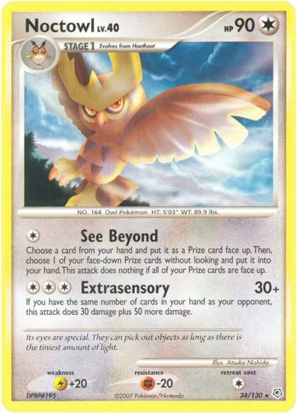 Noctowl, Diamond and Pearl 34/130