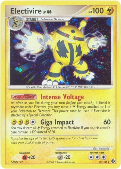 Electivire, Diamond and Pearl 3/130